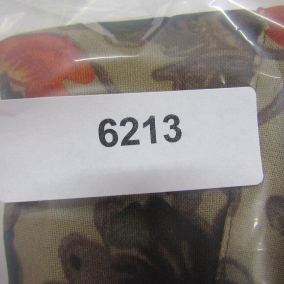 R.Q.T Womens Brown Orange Skirt Petite Size 14 Floral Zip - Picture 11 of 11